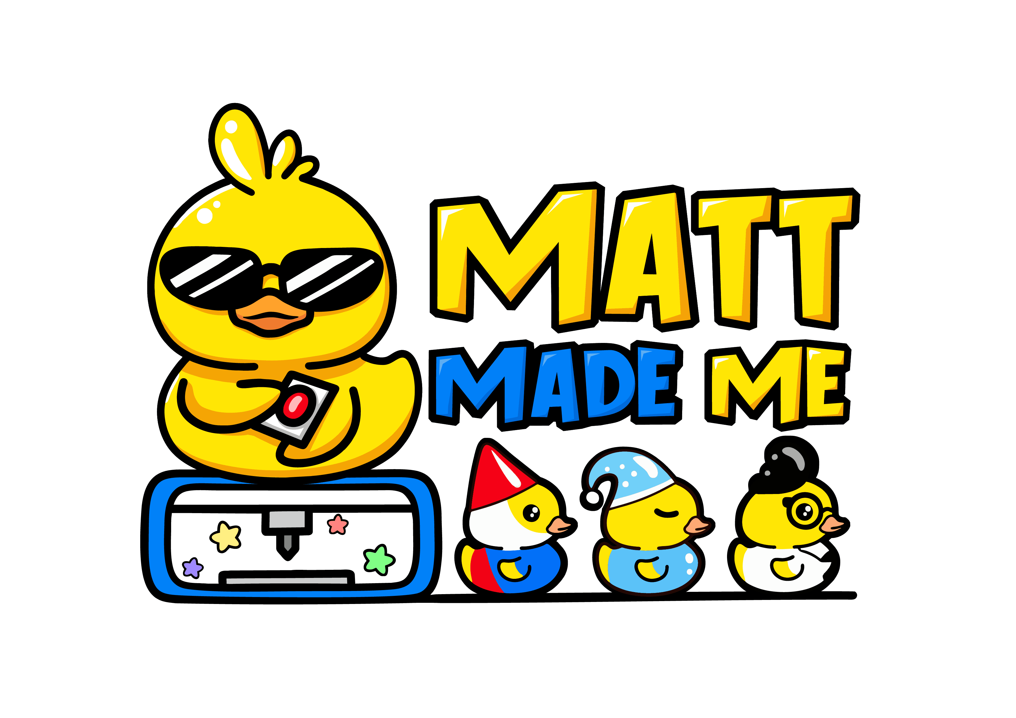 MattMadeMe — playful 3D-printed character ducks
